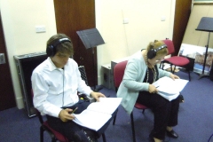 2014 Listening during the rehearsals in the production room